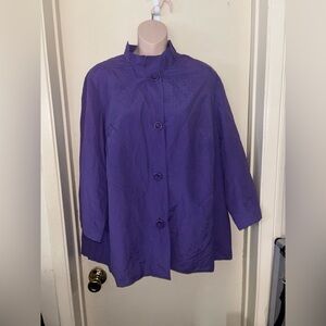 Coldwater Creek. Purple Cape Jacket. Size 18